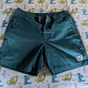Howler Brothers Deep Teal Cargo Shorts